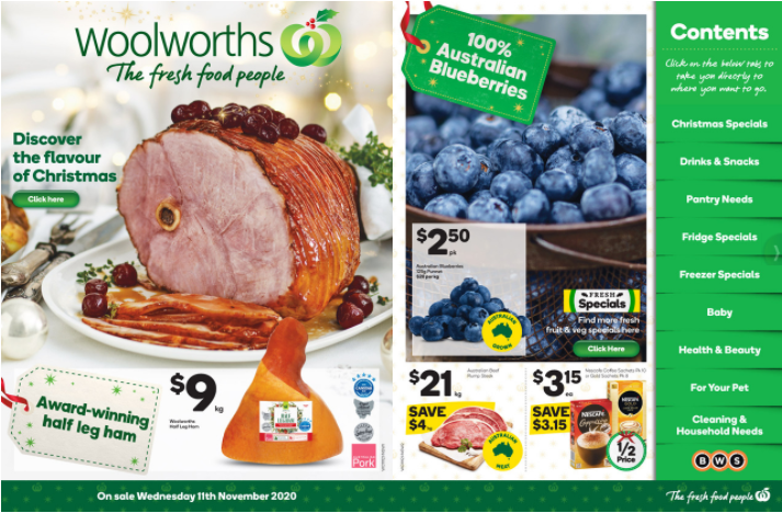 Woolworths 11月11日至17日 优惠全目录
