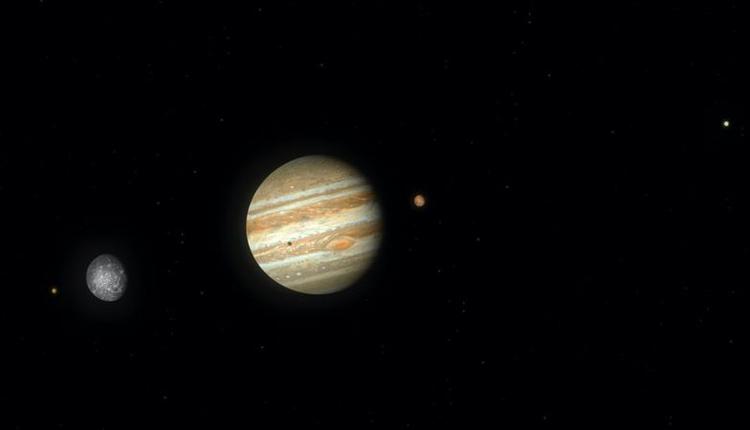 用望遠鏡可以看到木星的四大衛星