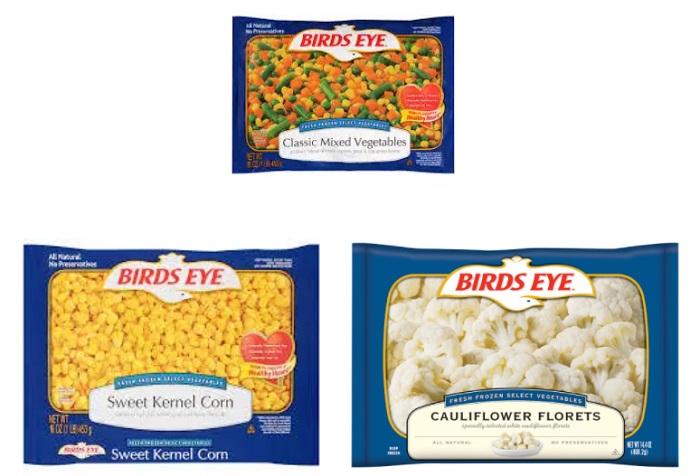 Birds Eye有賣各類冷凍蔬菜