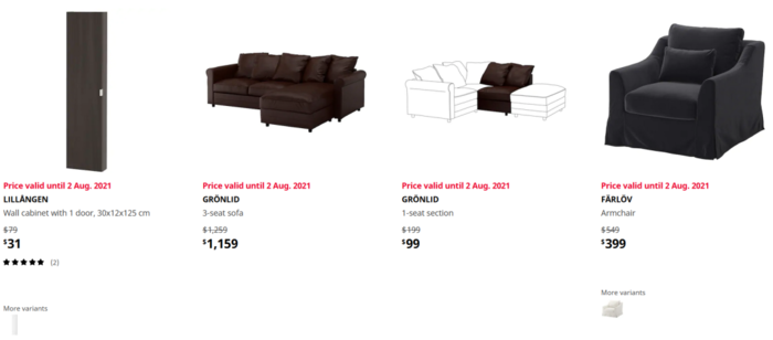 澳洲宜家IKEA正在進行限時大促，有不少商品甚至低於半價