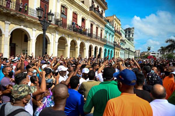 古巴抗议