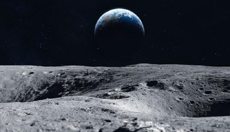 月球，地球