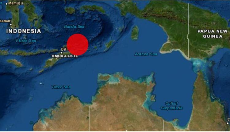 印尼海底地震，达尔文有震感