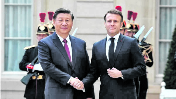 习近平与法国总统马克龙