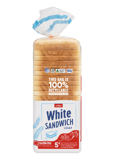 Coles White Sandwich Loaf