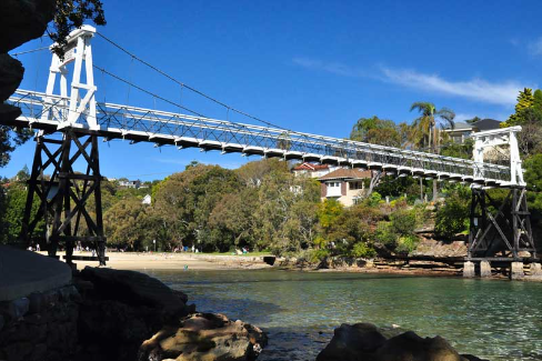 Watson Bay，Parsley Bay的吊橋