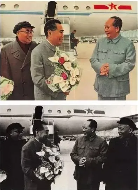 ∆1964年11月14日，周恩来从莫斯科回到北京。